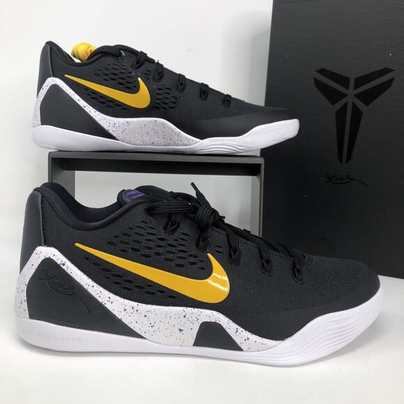 Nike Mens Kobe 9 Low EM Protro IH1401-002 TB Lakers Away - Size 8 - Picture 1 of 15